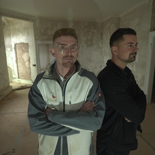 Phillip (links) und Dennis (rechts) sind die Chefs des Malerbetriebs Steiert in Kirchzarten.