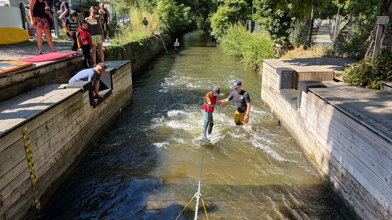 Surfwelle Pforzheim mit Kids