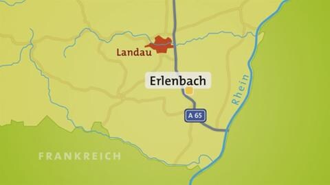 Karte Erlenbach