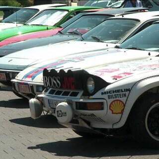 Autos beim Porsche Treffen in Neckarsulm.