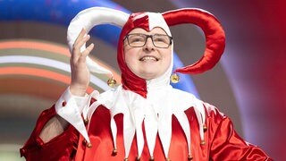 Fastnachter Florian Sitte tritt als Till Eulenspiegel bei der Fernsehsitzung "Mainz bleibt Mainz" auf.