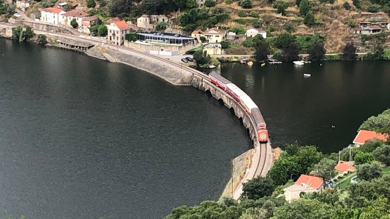 Der Mira Douro kurz vor Aregos