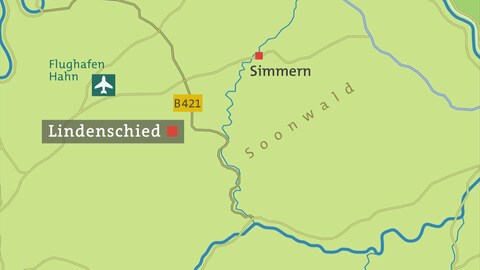 Karte Lindenschied