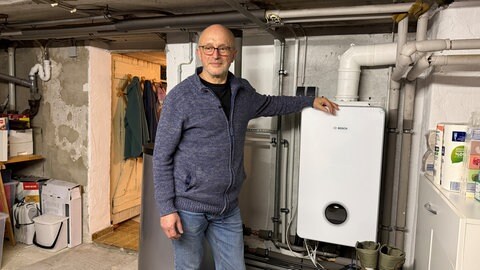 Hausbesitzer Erwin Feininger setzt auf Gasheizung