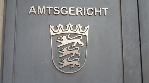 Schild des Amtsgerichts Konstanz (Archivbild)
