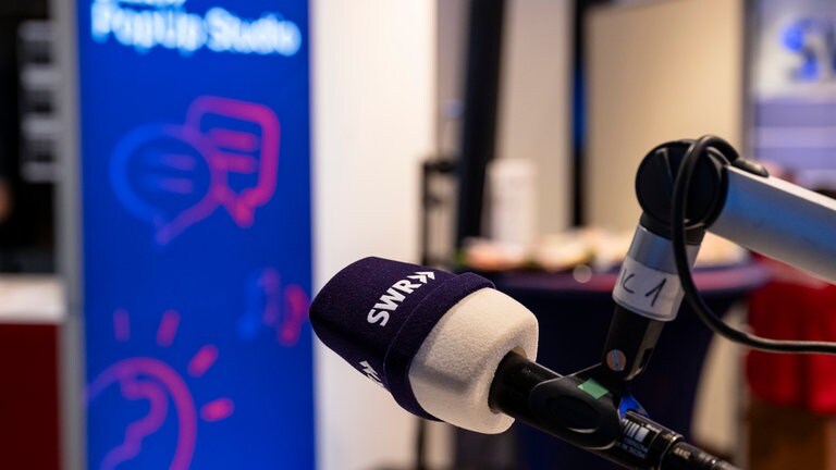 SWR PopUp Studio in der Innenstadt von Schwäbisch Gmünd.