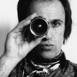 Porträt Mario Schifano (1934–1998), einem der bedeutendsten italienischen Künstler der zweiten Hälfte des 20. Jahrhunderts