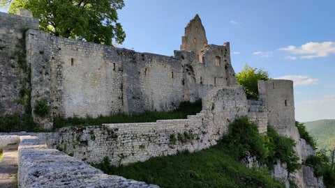 Die Burgruine Hohenurach