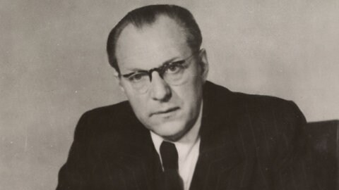 Der erste Ministerpräsident der DDR, Otto Grotewohl