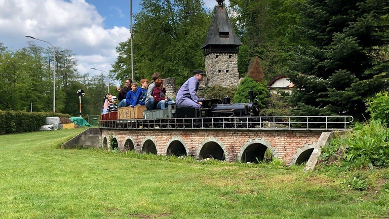 Eine Burg darf am Katzensee auch nicht fehlen