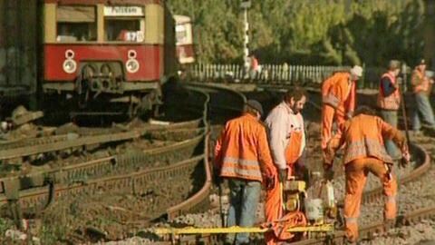 Bau der S-Bahn heute