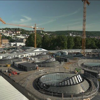 Baustelle des Stuttgart 21 Projekts