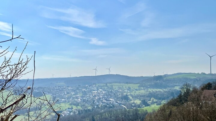 Aussicht vom Remigiusberg im Landkreis Kusel