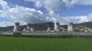 Kernkraftwerk Cruas an der Rhône, bei Montelimar, Frankreich