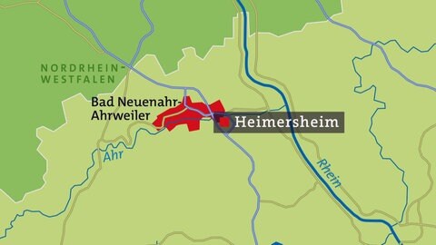 Karte Heimersheim
