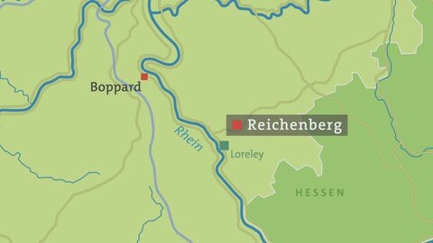 Karte Reichenberg