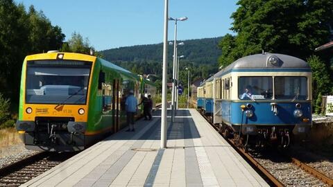 In Gotteszell – mit viel Glück sind hier noch Parallelausfahrten möglich