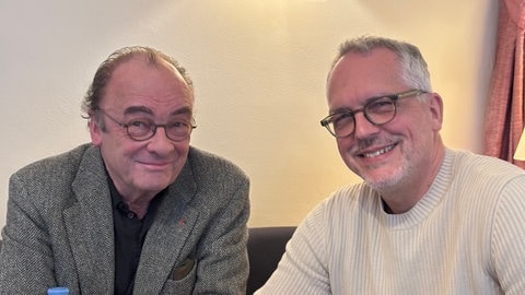 Schriftsteller Robert Menasse und Autor Alexander Wasner