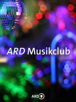 Discokugel und Jukebox mit dem Schriftzug "ARD Musikclub"