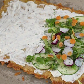 Knuspriger Kartoffelwrap