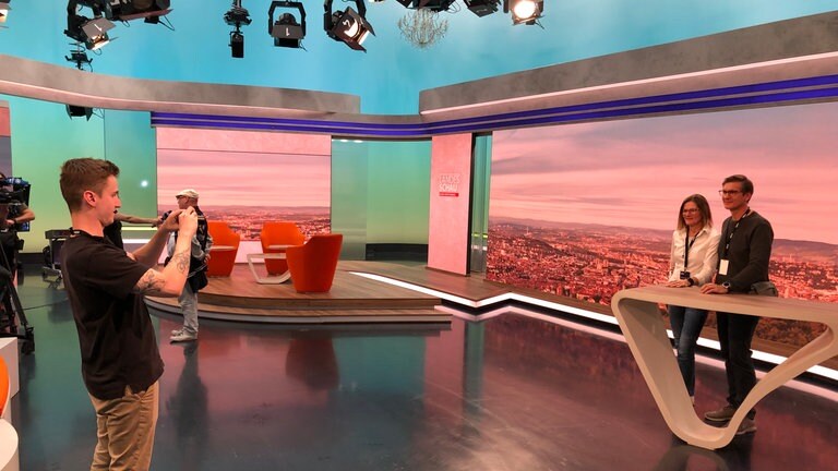 Der ARD Nachrichtentag 2024 im SWR Funkhaus Stuttgart.