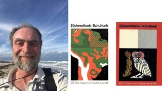Podcast-Pionier Detlef Clas mit 2 Covern des Südwestfunk-Schulfunkprogramms von 1968 und 1969