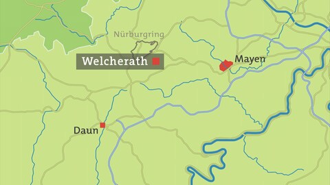 Karte von Welcherath