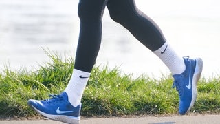 Eine Joggerin