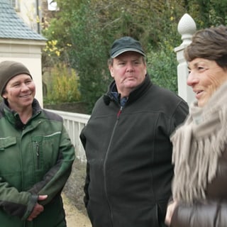 Sonja im Pomeranzengarten in Leonberg.
