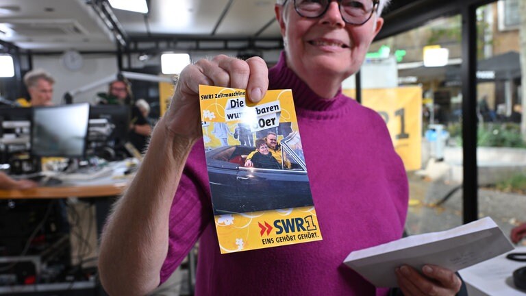 Schöne Erinnerung für unsere Gäste der SWR1 Hitparade in Frankenthal.