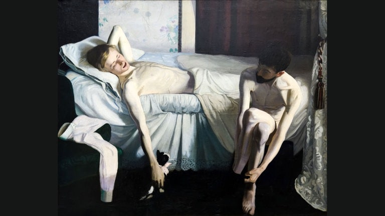 Andreas Martin Andersen, Interno con Hendrik Andersen e John Briggs Potter, 1894