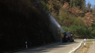 Der Waldbrand bei Zell am Harmersbach hat den Einsatz vieler Menschen viele Stunden lang gefordert - der Zusammenhalt im Ort ist groß 