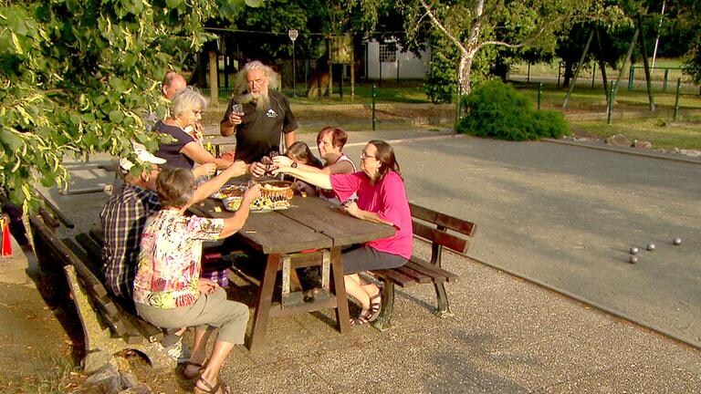 Das Treffen der Boule-Spieler in Herchweiler