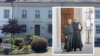 Papst Leo XIV zusammen mit Augustiner-Pater Christoph.