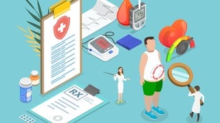 Grafik Diagnose einer übergewichtigen Person, tags: Diagnose Adipositas Übergewicht