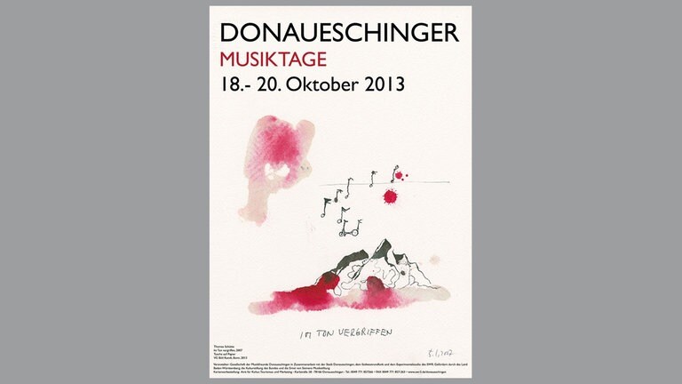 Donaueschinger Musiktage Plakat 2013