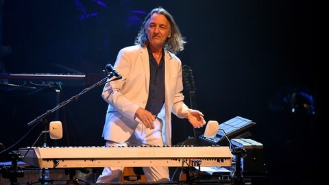 Rodger Hodgons von Supertramp bei einem Livekonzert in München 2019.