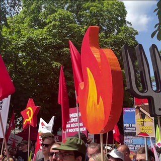 Demo des Bündnisses "Kommunen am Limit"