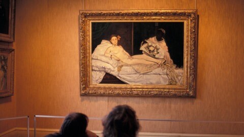 Gemälde von Édouard Manets Olympia Prostituierte 