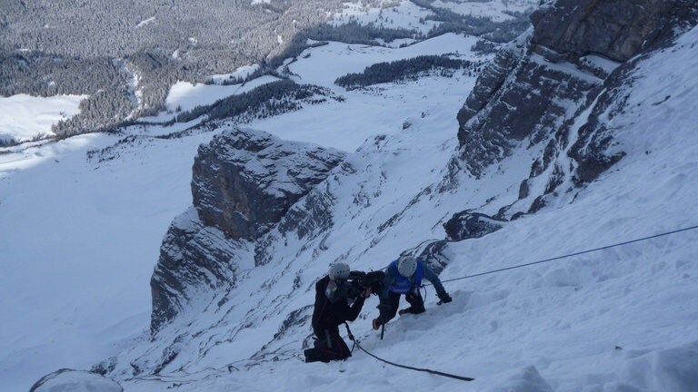 SWR Kamera-Team in der Eiger Nordwand