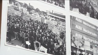Eine Bildercollage vom Marsch auf Heilbronn 1975