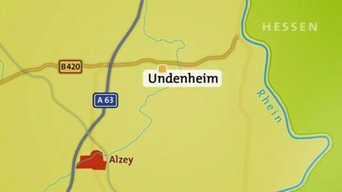 Karte von Undenheim.
