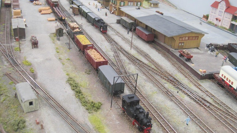 Der größter Schmalspurbahnhof von Württemberg lag in Altensteig