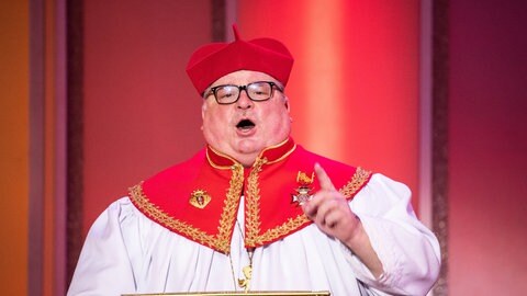 Obermessdiener Andreas Schmitt bei "Mainz bleibt Mainz"