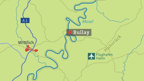 Karte von Bullay