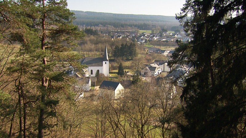 Die Ortsansicht von Bischofsdhron