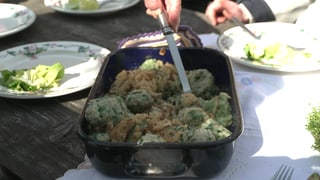 Die Spinatknödel aus der Treffpunkt Sendung