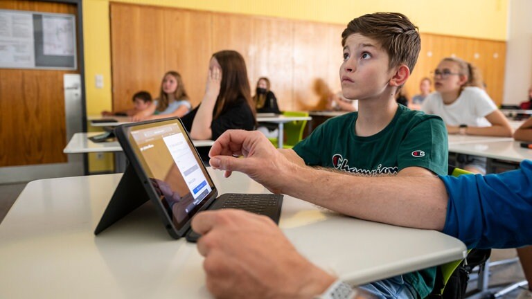 SWR Nachrichtenprofis in der Schule
