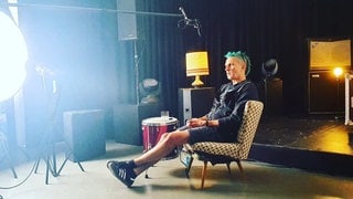 Sänger Axel von der Deutschpunkband WIZO im Interview