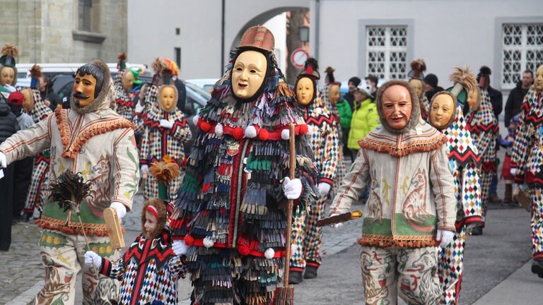 Impressionen vom Landschaftstreffen der Vereinigung Schwäbisch-alemannischer Narrenzünfte in Lindau.